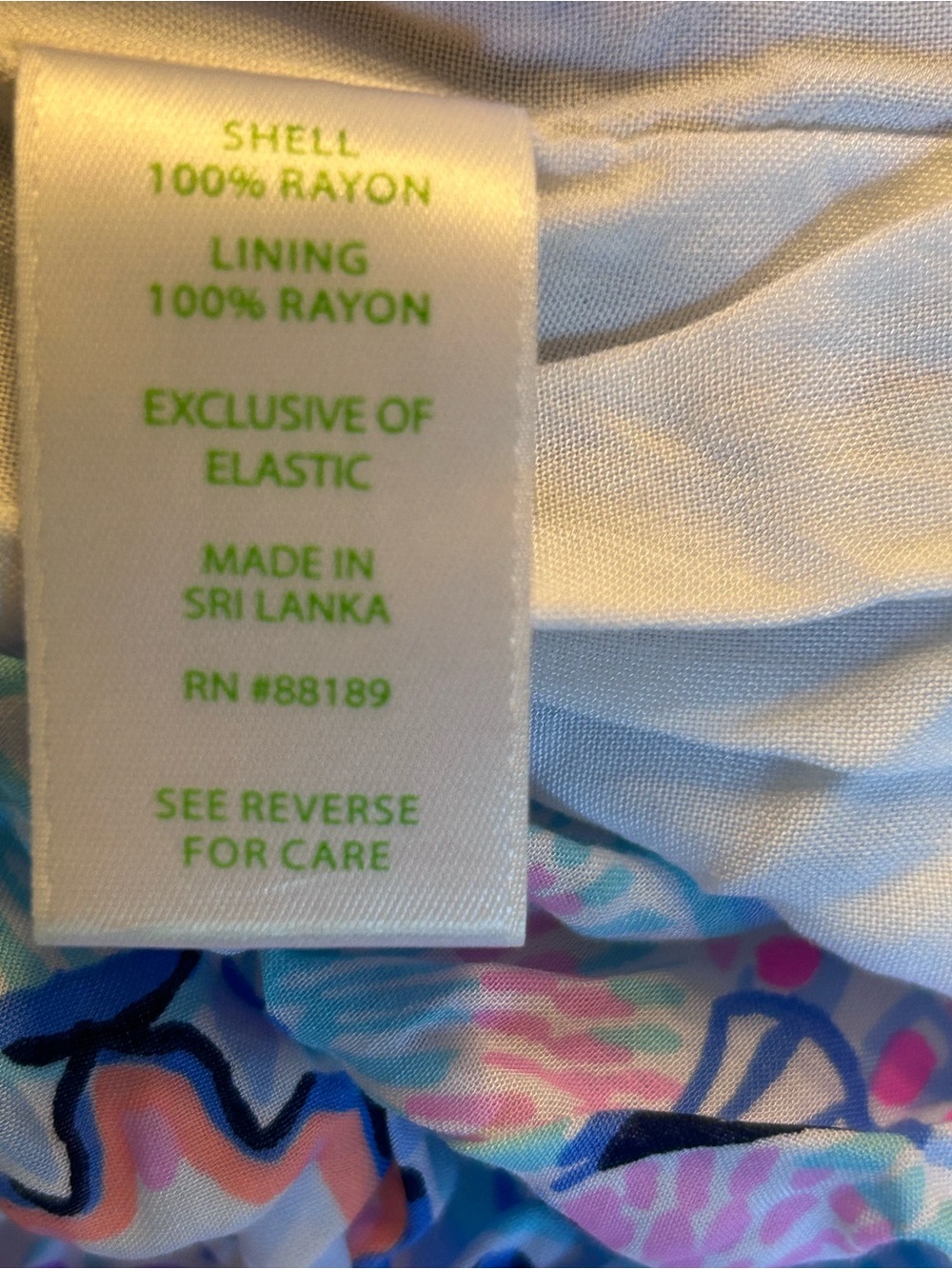 Lilly Pulitzer Fawna Off-The-Shoulder Dress White Pink Blue Chic Retreat Large - Picture 10 of 10